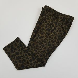 Chico's LeopardPrint Cropped Pants Size 00 (XS/2)